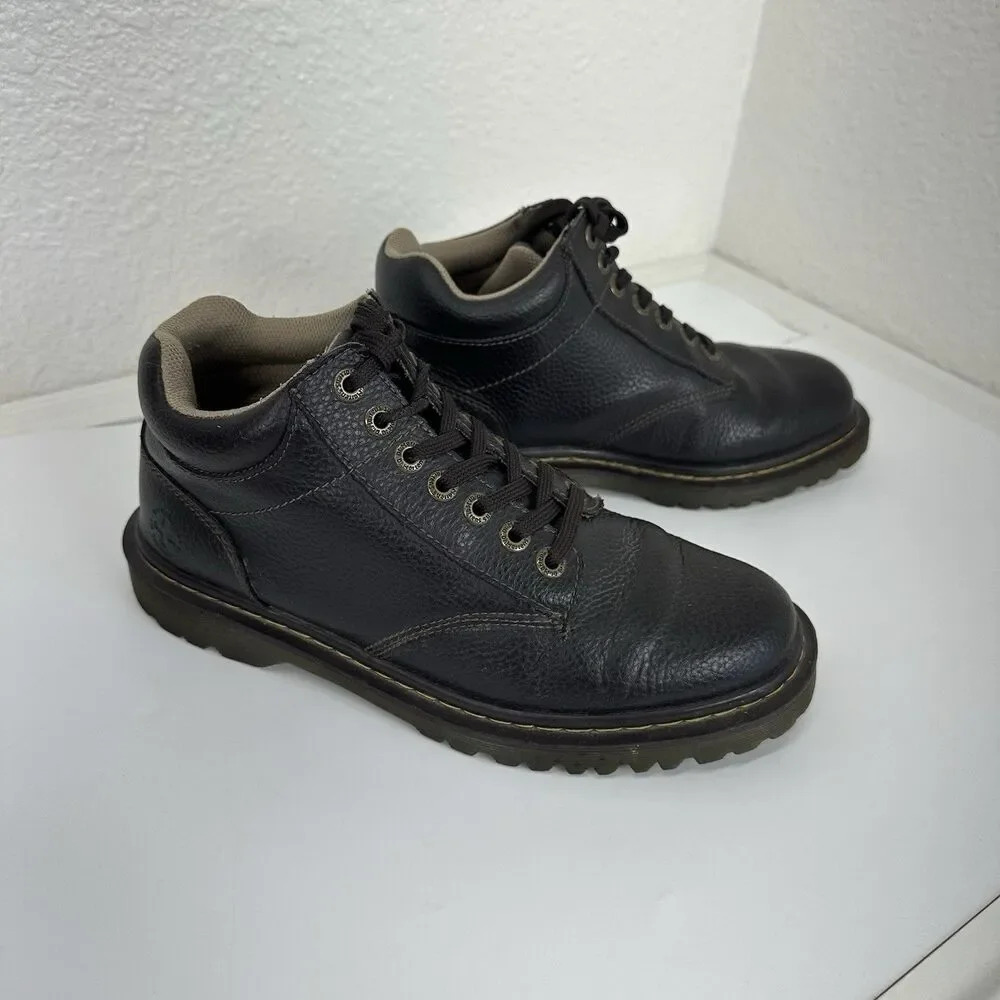 Dr. Martens Harrisfield Brown Leather Chukka Shoes Boots: Men's 9- Women's 10